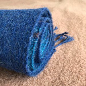 Double-sided Merino Scarf Made in France Beautiful Color